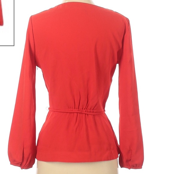 J. Crew Wrap Front Blouse - Picture 2 of 2